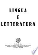 Lingua e letteratura