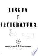 Lingua e letteratura