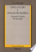 Linguaggio e analisi filosofica
