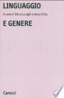 Linguaggio e genere