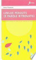 Lingue perdute (e parole ritrovate)
