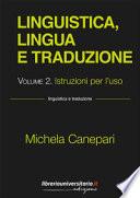 Linguistica, lingua e traduzione