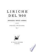 Liriche del '900 [i. e. Novecento].