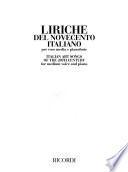 Liriche del novecento italiano