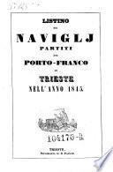 Listino dei bastimenti partiti dal Porto-Franco di Trieste