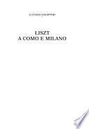 Liszt a Como e Milano