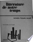 Littérature de notre temps
