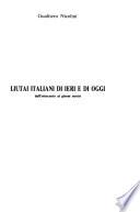 Liutai italiani di ieri e di oggi