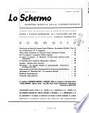 Lo schermo rassegna mensile della cinematografia