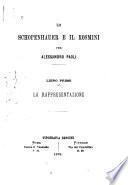 Lo Schopenhauer e il Rosmini