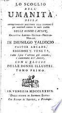 Lo Scoglio dell' umanità, ossia avvertimento salutare alla gioventù per cautelarsi contro le male qualità delle donne cattive, operetta lepi-do-critico-poetico-morale