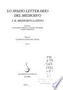 Lo Spazio letterario del Medioevo: Il Medioevo latino