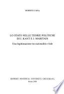 Lo stato nelle teorie politiche di I. Kant e J. Maritain