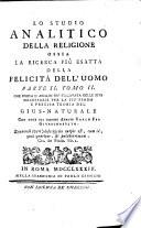 Lo Studio Analitico Della Religione