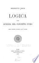 Logica come scienza del concetto puro