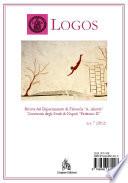 Logos. Rivista annuale del Dipartimento di Filosofia A. Aliotta (7-2012)