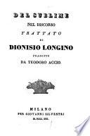Longino Del sublime