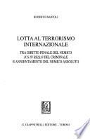 Lotta al terrorismo internazionale
