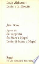 Louis Althusser: Lenin e la Filosofia