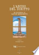 L’abuso del diritto. In ricordo di Davide Messinetti