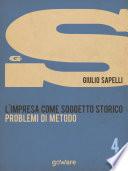 L’impresa come soggetto storico. Problemi di metodo – Vol. 4