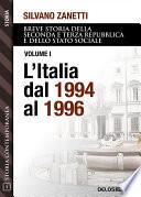L’Italia dal 1994 al 1996
