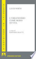 L’Urbanesimo come modo di vita