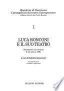 Luca Ronconi e il suo teatro