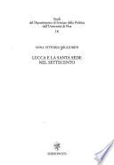 Lucca e la Santa Sede nel Settecento