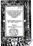 Luciani Piscator seu reviviscentes, B. Pirckheymero interprete. Eiusdem epistola apologetica. Lat