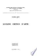 Luciano critico d'arte