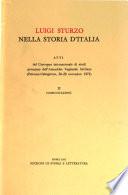 Luigi Sturzo nella storia d'Italia: Comunicazioni