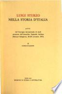 Luigi Sturzo nella storia d'Italia: Comunicazioni