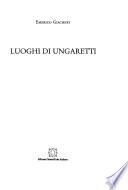 Luoghi di Ungaretti
