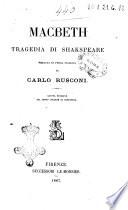 Macbeth tragedia di Shakspeare