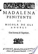 Madalena penitente di Nicola de gli Angeli