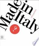 Made in Italy? : 1951 - 2001 ; [Palazzo della Triennale, 4 aprile - 13 maggio 2001]