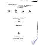 Maestri italiani del 20. secolo