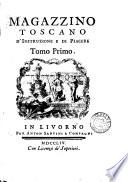 Magazzino toscano d'instruzione e di piacere