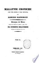 Malattie croniche loro vera origine e cura omiopatica
