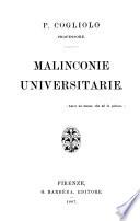 Malinconie universitarie