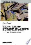 Maltrattamento e violenza sulle donne
