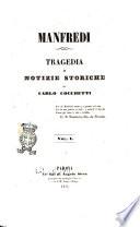 Manfredi tragedia e notizie storiche di Carlo Cocchetti