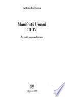 Manifesti umani, III-IV