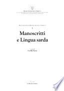 Manoscritti e lingua sarda