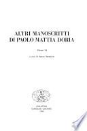 Manoscritti napoletani di Paolo Mattia Doria