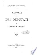 Manuale ad uso dei deputati al Parlamento nazionale