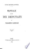 Manuale ad uso dei deputati al Parlamento Nazionale