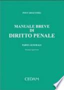 Manuale breve di diritto penale