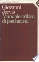 Manuale critico di psichiatria